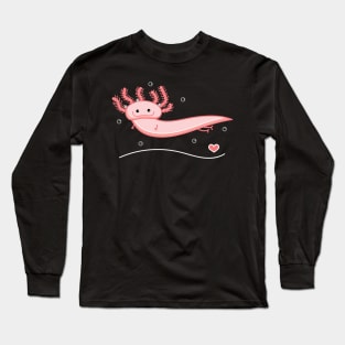 Funny axolotl Long Sleeve T-Shirt